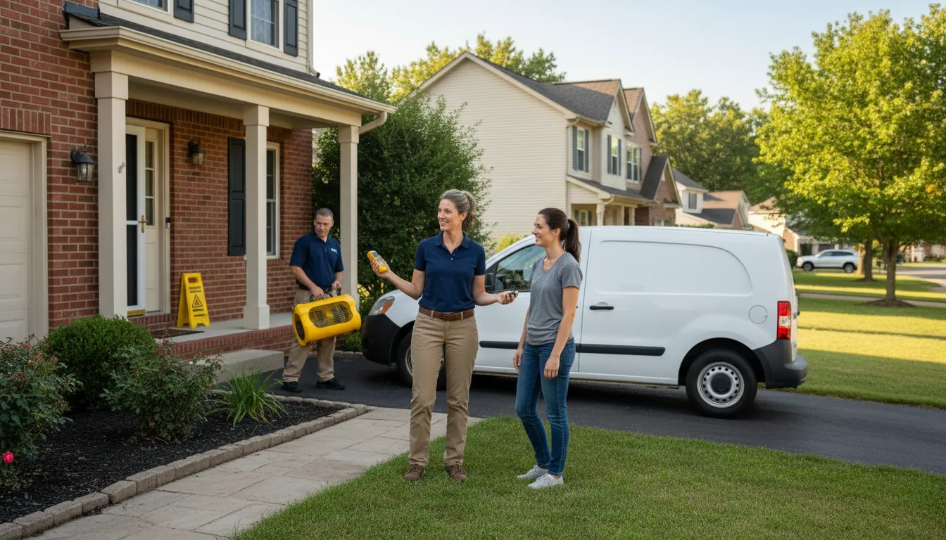 Water restoration image for Dehumidification And Cleanup Services in West Branch, IA